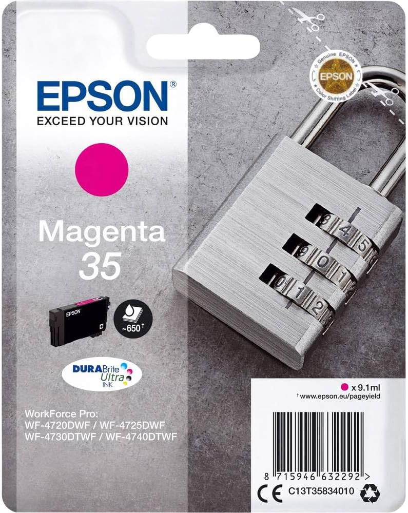 Epson 35 cartouche d'encre Magenta authentique (TVA incluse)