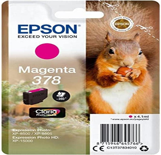 Epson 378 cartouche d'encre magenta authentique C13T37834010 (TVA incluse)