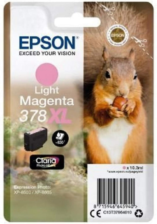 Epson 378XL magenta clair cartouche d'encre authentique (TVA incluse)