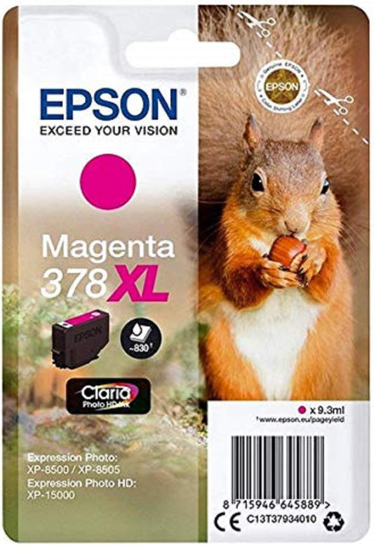 Epson 378XL magenta cartouche d'encre authentique (TVA incluse)