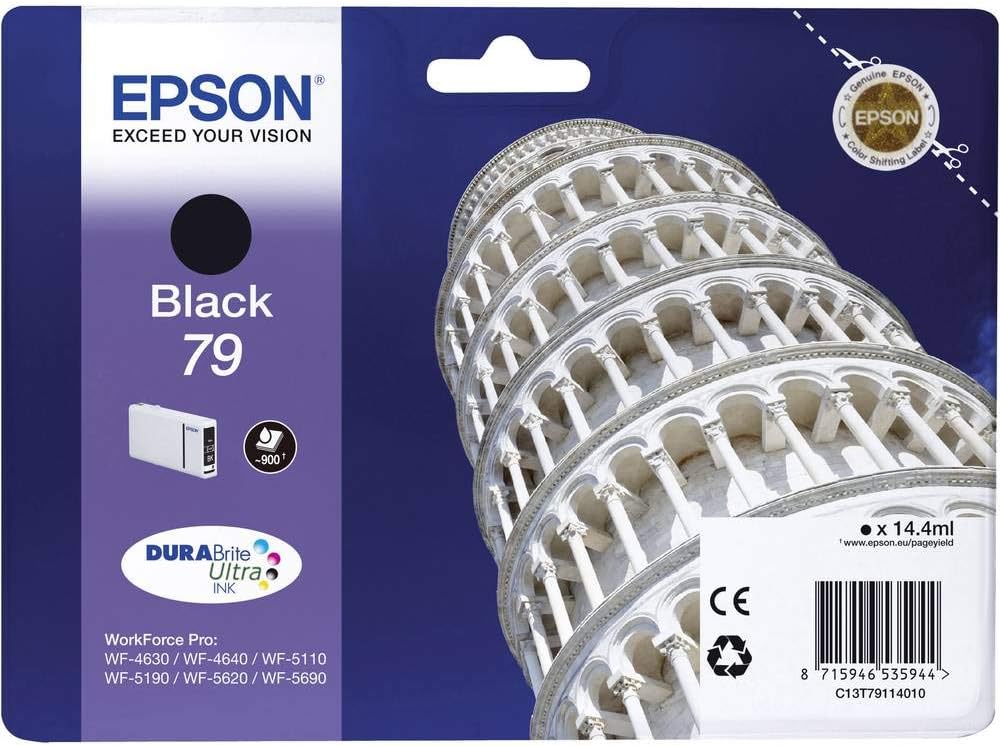 Epson 79 cartouche d'encre Noir authentique (TVA incluse)