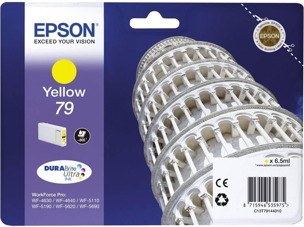 Epson 79 cartouche d'encre Jaune authentique (TVA incluse)