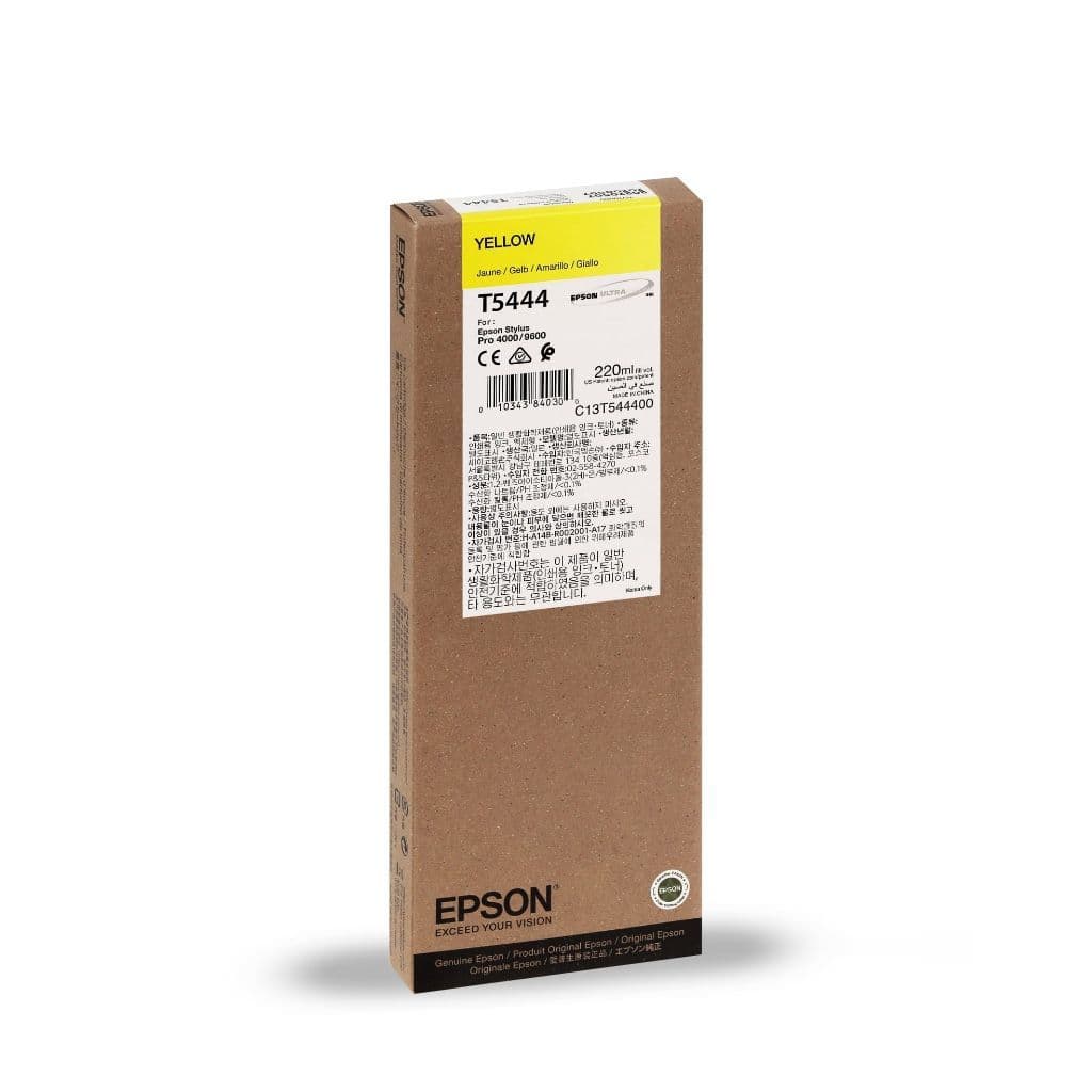 Epson T5444 cartouche d'encre Jaune authentique (TVA incluse)