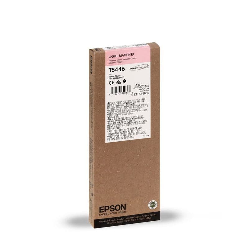 Epson T5446 cartouche d'encre Magenta Clair authentique (TVA incluse)