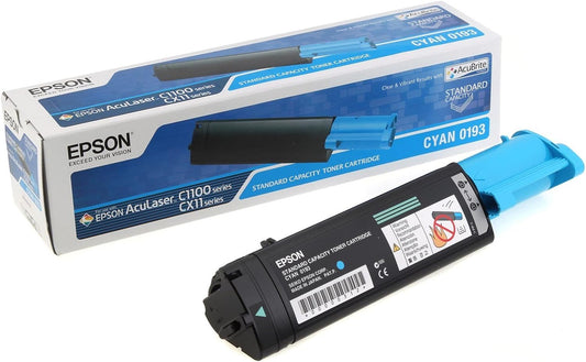 Epson S050193 (C13S050193) Cartouche de toner Cyan authentique (TVA incluse)