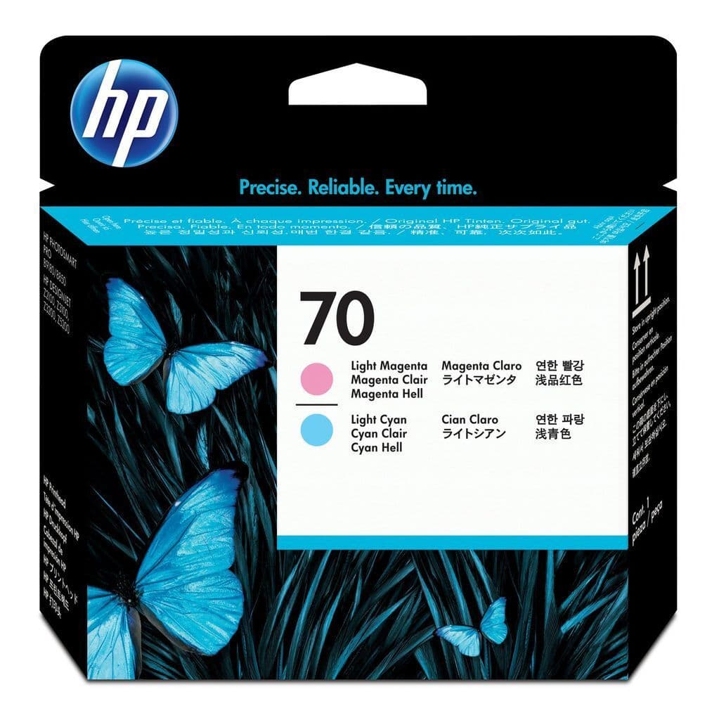 HP 70 Tête d'impression Magenta Clair/Cyan Clair authentique C9405A (TVA incluse)