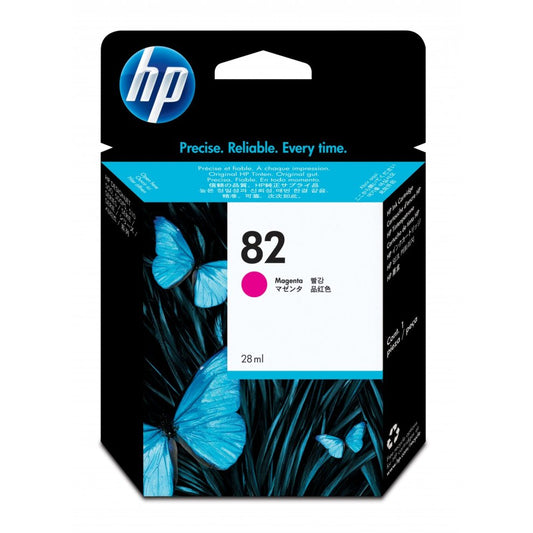 HP 82 cartouche d'encre Magenta authentique C4912A (TVA incluse)