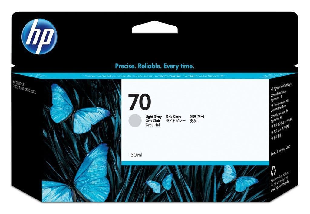 HP 70 cartouche d'encre Gris Clair authentique C9451A (TVA incluse)