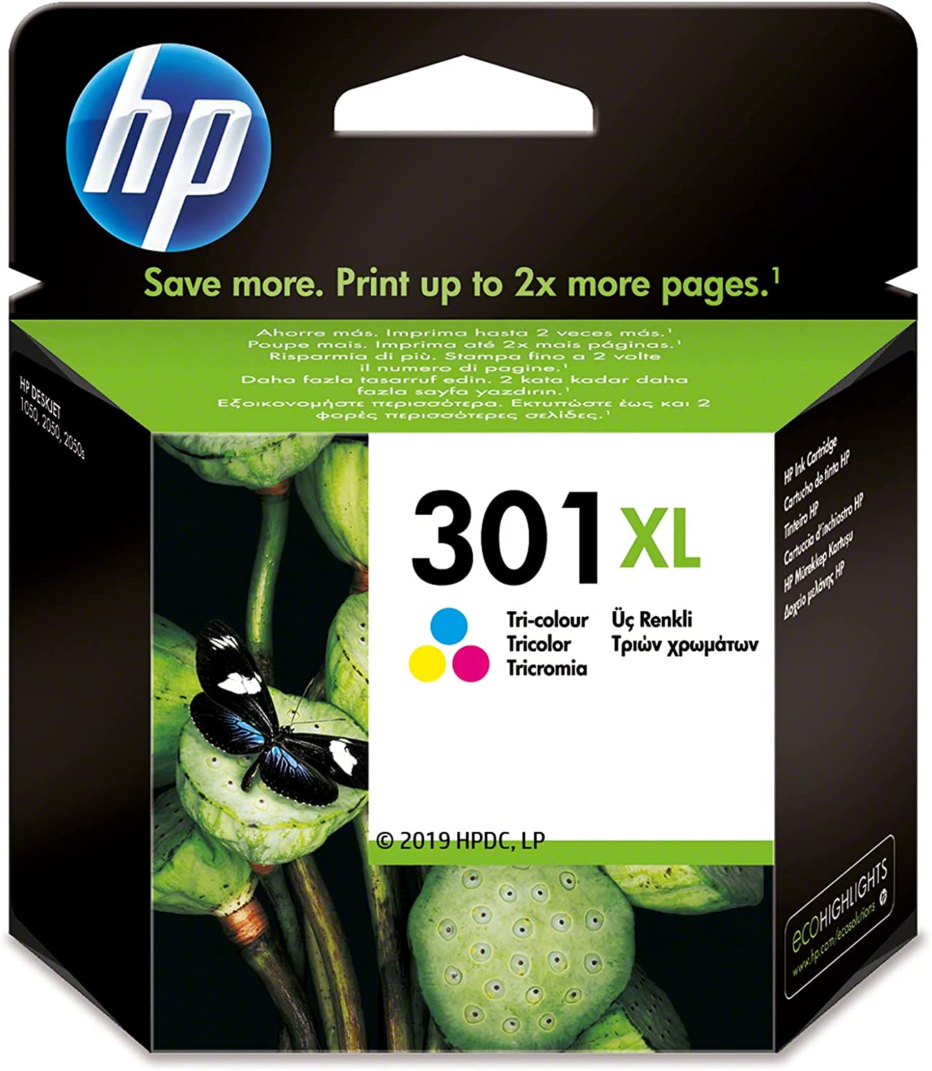 HP 301XL cartouche d'encre authentique CH564EE tricolor (TVA incluse)