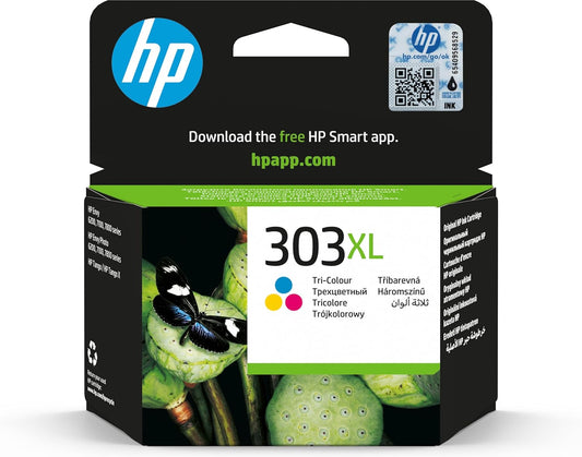 HP 303XL cartouche d'encre tricolor authentique T6N03AE (TVA incluse)