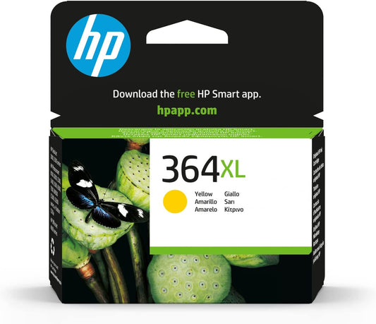 HP 364XL cartouche d'encre Jaune authentique CB325EE (TVA incluse)