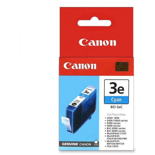 Canon BCI-3e cartouche d'encre Cyan authentique (TVA incluse)