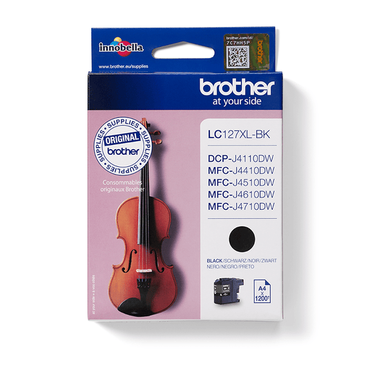 Brother LC127XLBK cartouche d'encre Noire authentique (TVA incluse)