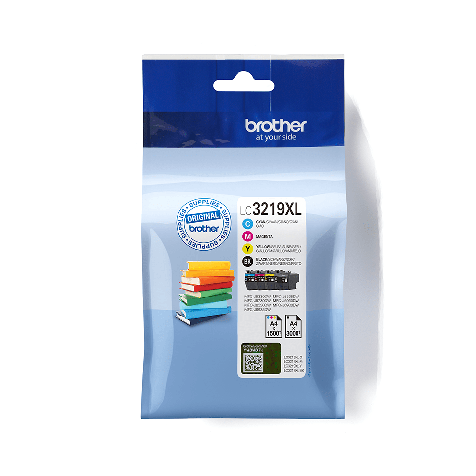 Brother LC3219XLVAL Multipack cartouche d'encre C/M/Y/BK authentique (TVA incluse)