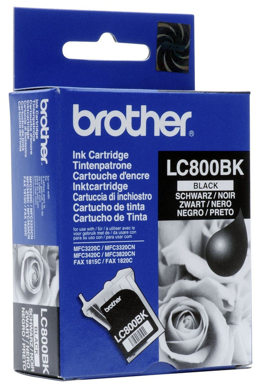 Brother LC800BK cartouche d'encre Noire authentique (TVA incluse)