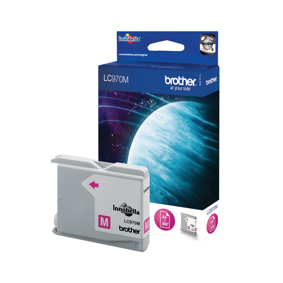 Brother LC970M cartouche d'encre Magenta authentique (TVA incluse)