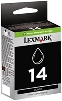 Lexmark 14 Noir 18C2090E cartouche d'encre Authentique (TVA incluse)