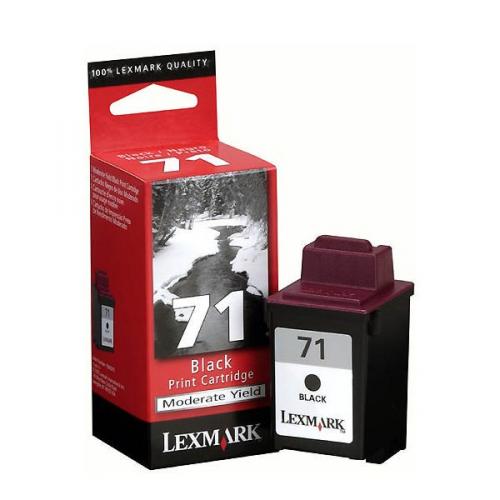 Lexmark 71 noire cartouche d'encre authentique (TVA incluse)