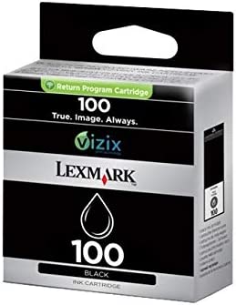 Lexmark 100A Noir 14N0820E cartouche d'encre Authentique (TVA incluse)