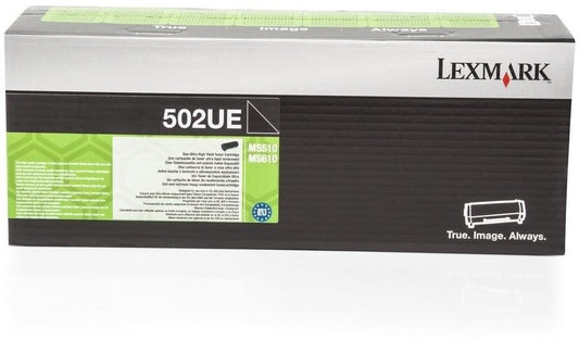 Lexmark 50F2U0E (502UE) Cartouche de toner Noir authentique (TVA incluse)