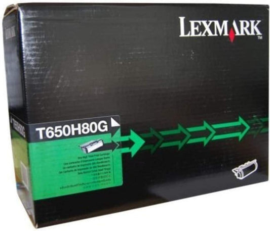 Lexmark T650H80G Cartouche de toner Noir authentique (TVA incluse)