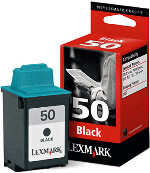 Lexmark 50 Noire cartouche d'encre authentique (TVA incluse)