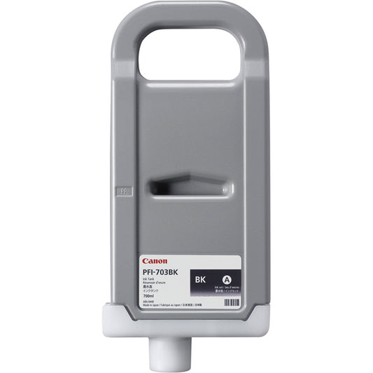 Canon PFI-703BK (2963B001) Cartouche d'encre Noir authentique (TVA incluse)