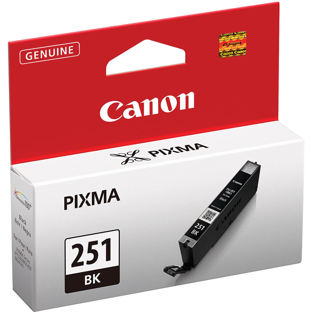 Canon CLI-251 cartouche d'encre Noire authentique (TVA incluse)