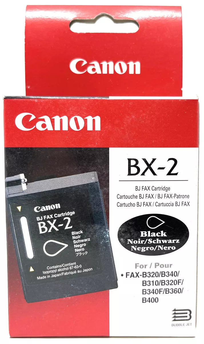 Canon BX-2 cartouche d'encre Noire authentique (TVA incluse)