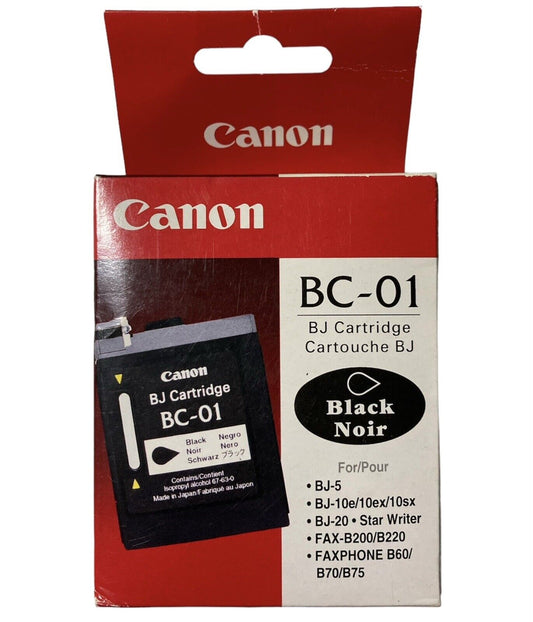 Canon BC-01 cartouche d'encre Noire authentique (TVA incluse)