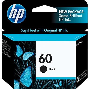 HP 60 cartouche d'encre Noire authentique CC640W (TVA incluse)