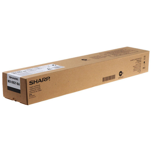 Sharp MX-61GT-BA (MX61GTBA) Cartouche de toner Noir authentique (TVA incluse)