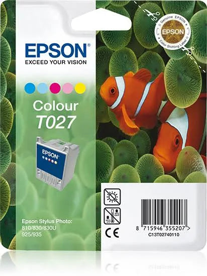 Epson T027 cartouche d'encre Couleur authentique C13T02740110 (TVA incluse)