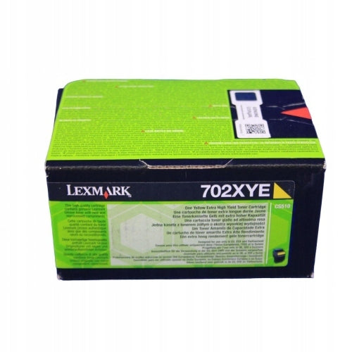 Lexmark 70C2XYE (702XYE) Cartouche de toner Jaune authentique (TVA incluse)