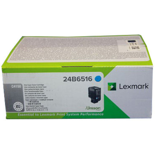 Lexmark 24B6516 Cartouche de toner Cyan authentique (TVA incluse)