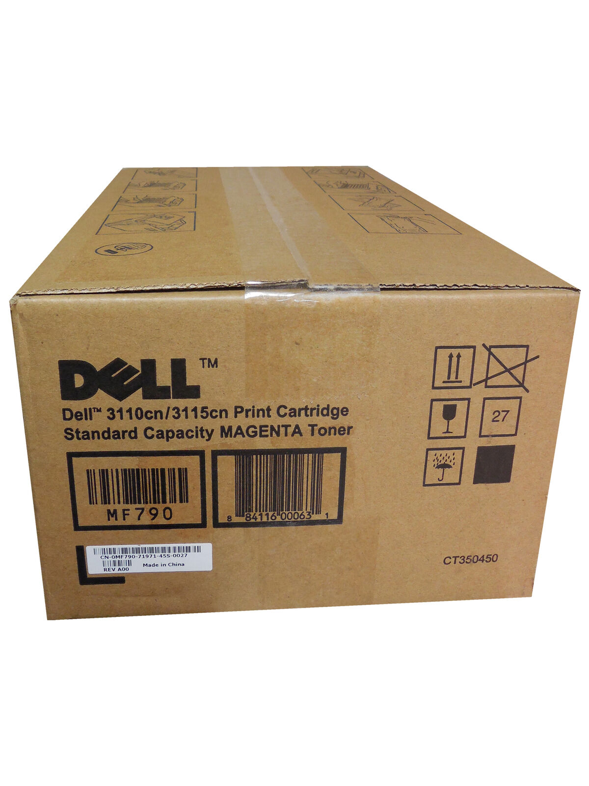 Dell Dell 3110CN/3115CNM 593-10167 MF790 Standard Capacity (593-10167) Cartouche de toner Magenta authentique (TVA incluse)