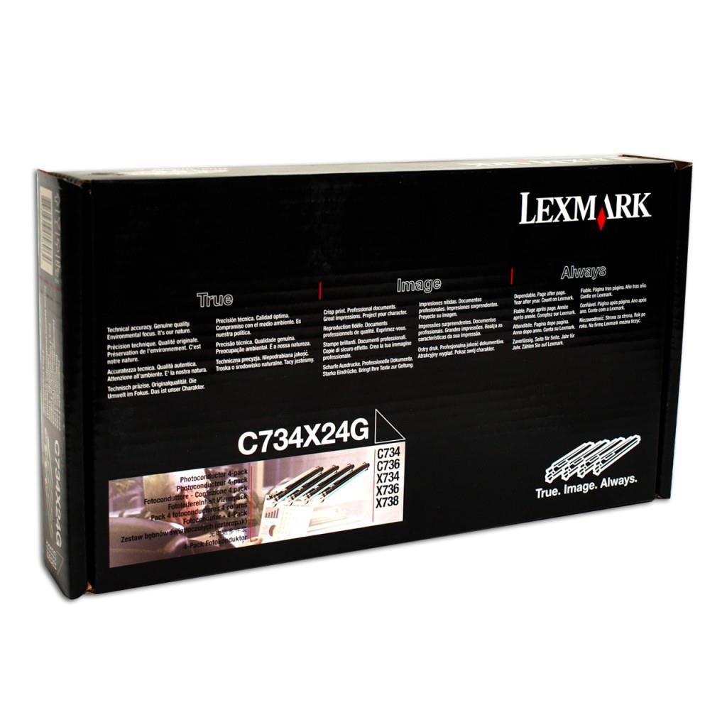 Lexmark C734X24G Tambour Noir authentique (TVA incluse)