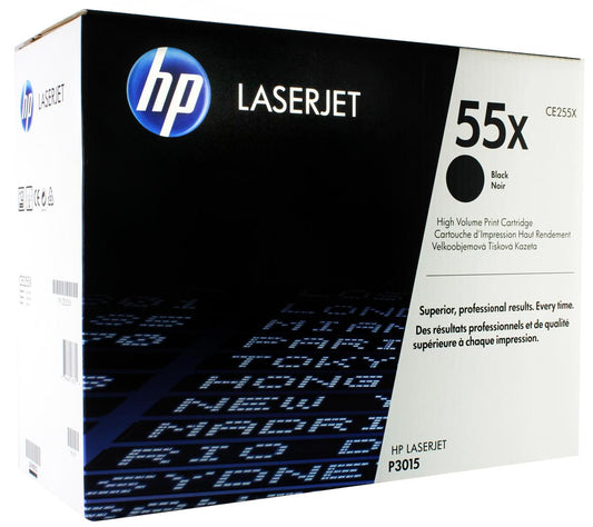 HP CE255X (55X) Cartouche de toner Noir authentique (TVA incluse)