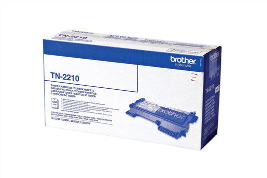 Brother TN2210 (TN-2210) Cartouche de toner Noir authentique (TVA incluse)