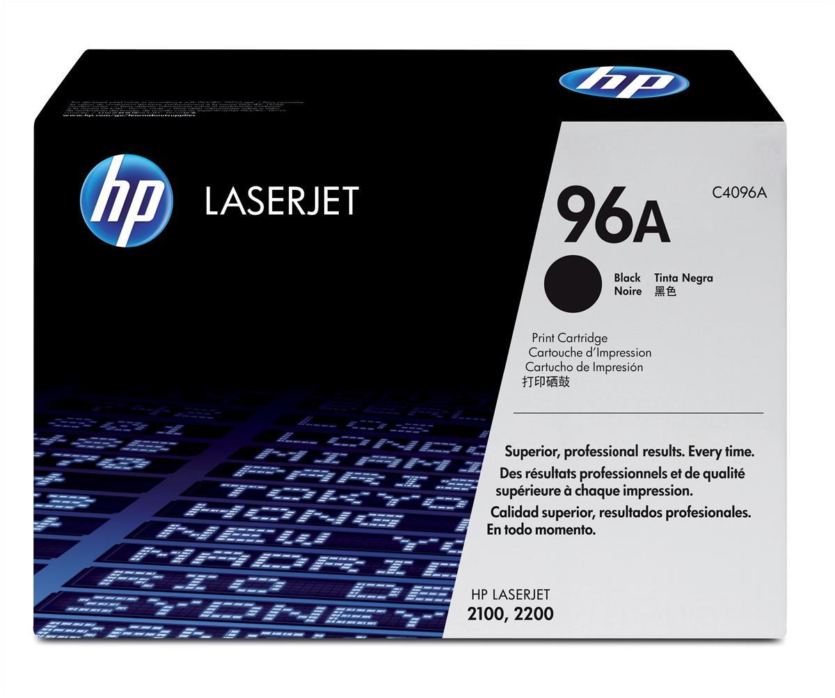 HP C4096A (96A) Cartouche de toner Noir authentique (TVA incluse)