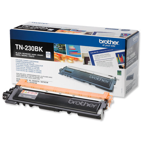 Brother TN230BK (TN-230BK) Cartouche de toner Noir authentique (TVA incluse)