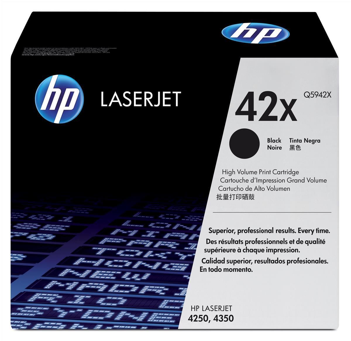 HP Q5942X (42X) Cartouche de toner Noir authentique (TVA incluse)