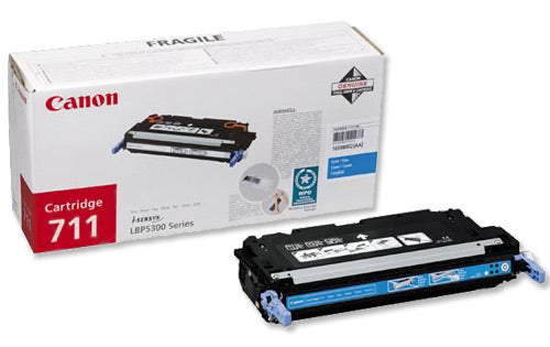 Canon 711C (1659B002) Cartouche de toner Cyan authentique (TVA incluse)