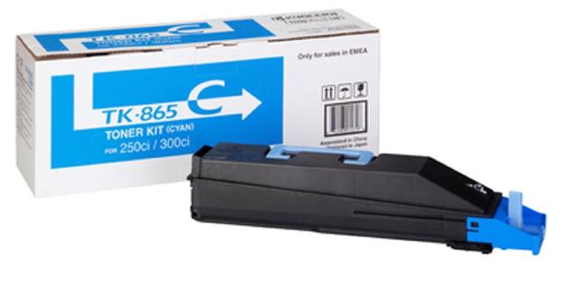 Kyocera TK-865C (1T02JZCEU0) Cartouche de toner Cyan authentique (TVA incluse)