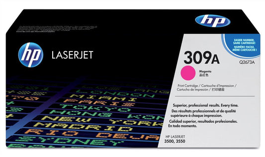 HP Q2673A (309A) Cartouche de toner Magenta authentique (TVA incluse)