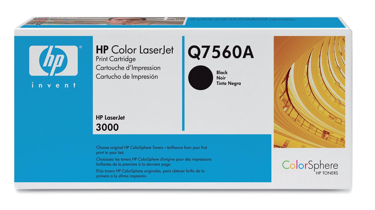 HP Q7560A (314A) Cartouche de toner Noir authentique (TVA incluse)