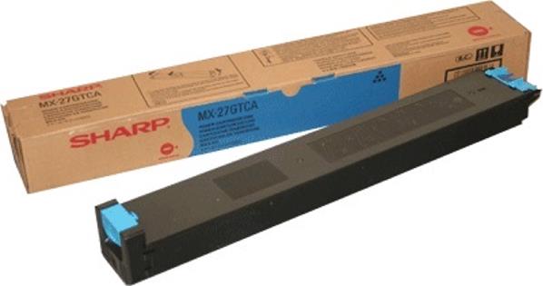 Sharp MX-27GTCA (MX27GTCA) Cartouche de toner Cyan authentique (TVA incluse)