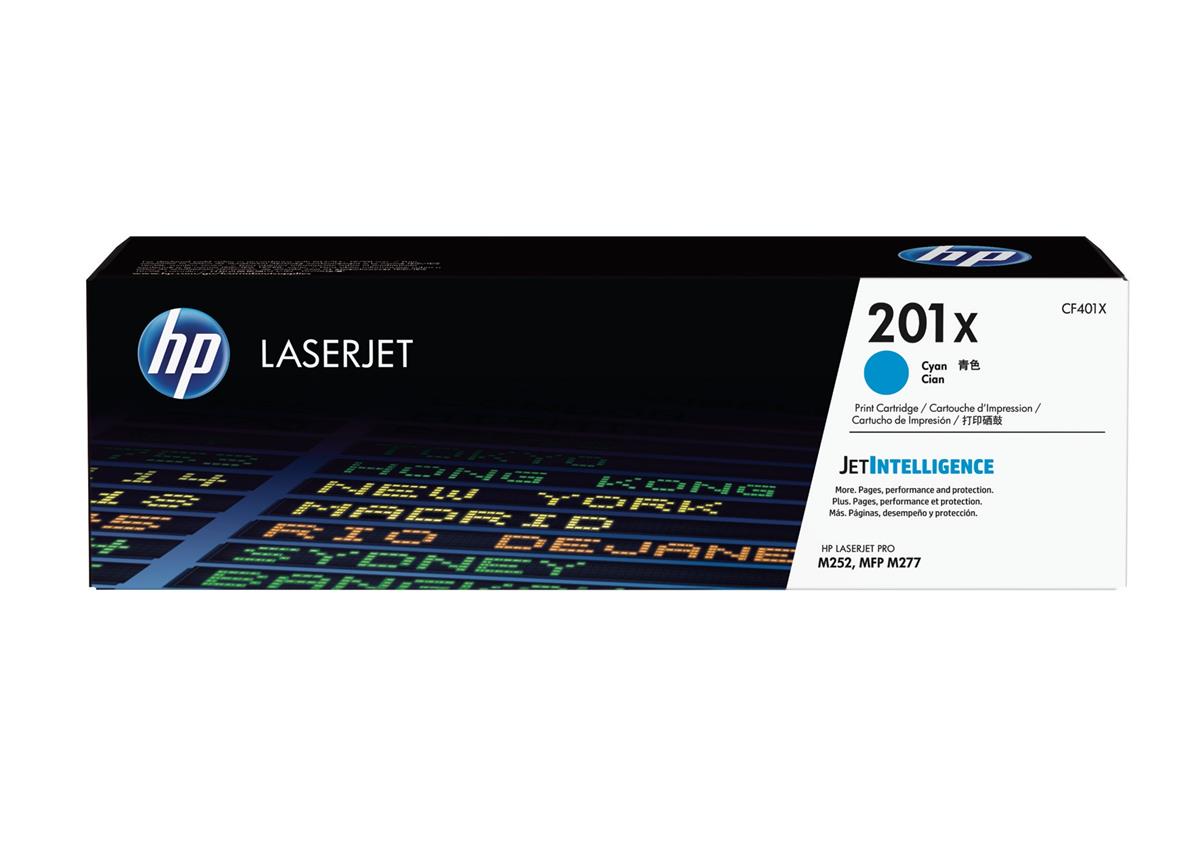 HP CF401X (201X) Cartouche de toner Cyan authentique (TVA incluse)