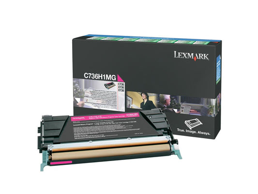 Lexmark C736H1MG Cartouche de toner Magenta authentique (TVA incluse)