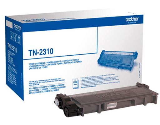 Brother TN2310 (TN-2310) Cartouche de toner Noir authentique (TVA incluse)